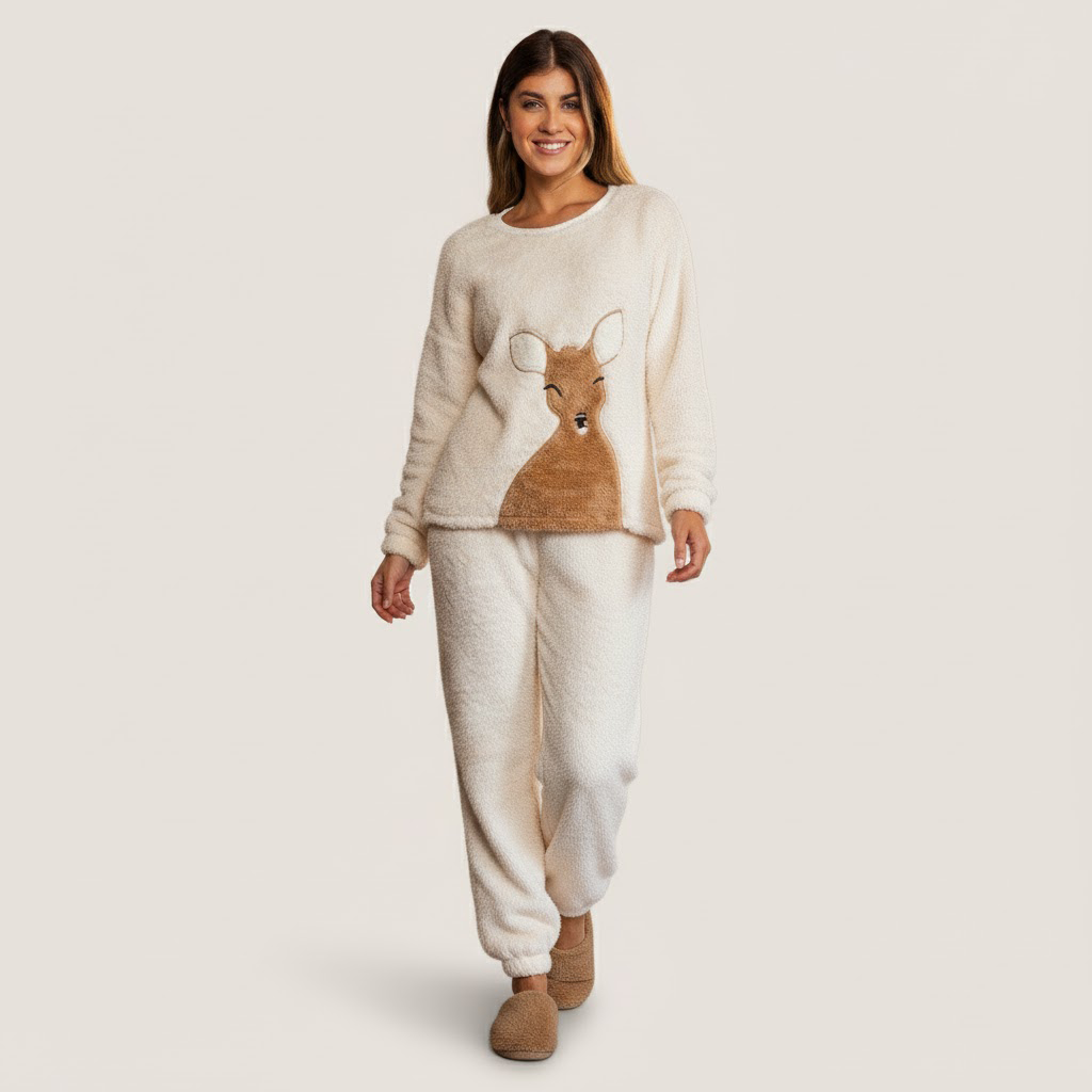 بيجامة فرو ناعمة زي السحابة