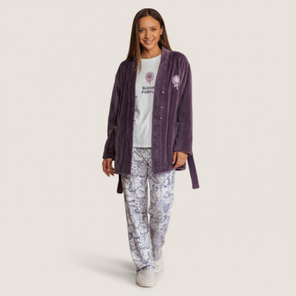 بيجامة 3 قطع شتوية فخمة